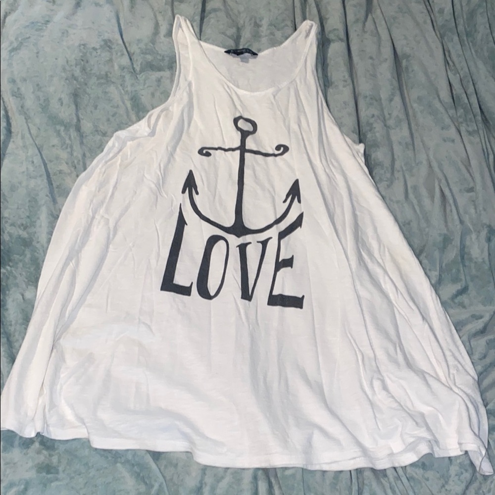 Express White Swim Coverup
